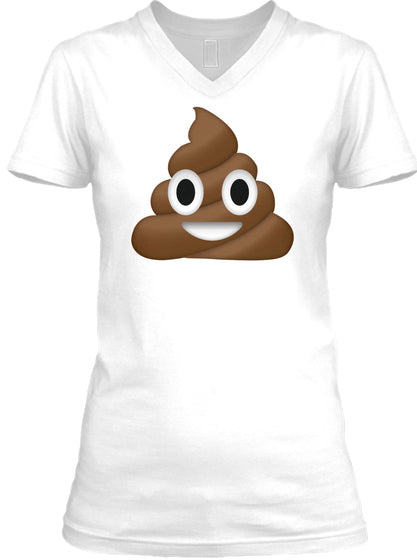 Shit Happens Poop Emoji Tshirt Funny Fac