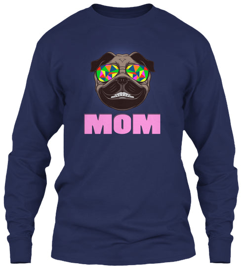 Funny Pug Smiling Mom