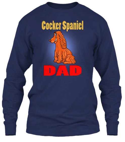 Funny Purebred Cocker Spaniel Dog Dad