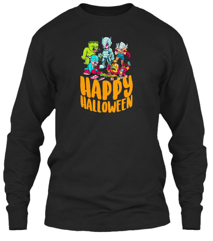 HAPPY HALLOWEEN T SHIRT SUPER HERO FUNNY