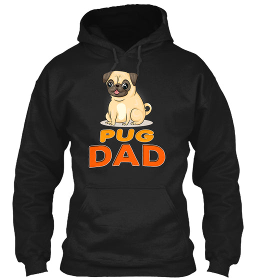 Cute Funny Pug Dog Dad