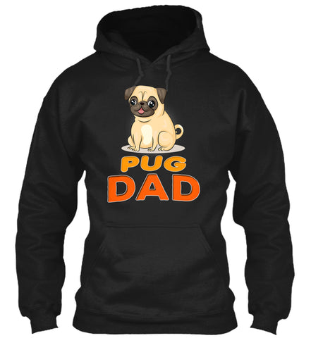 Cute Funny Pug Dog Dad