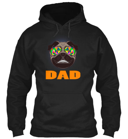 Funny Pug Smiling Dad
