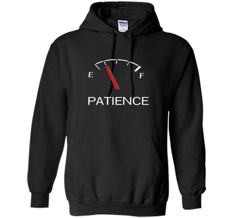 Patience Running Low - Funny Parody Fuel Gauge T-Shirt