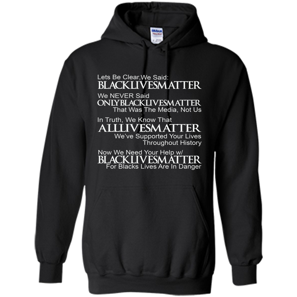 DeBran Let's Be Clear We Said Black Lives Matter T-Shirt