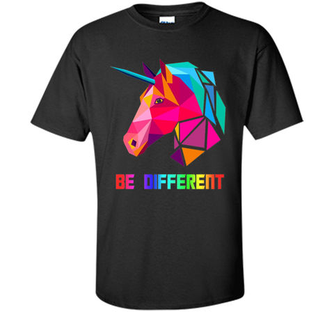 LGBT PRIDE LESBIAN UNICORN BE DIFFERENT TSHIRT