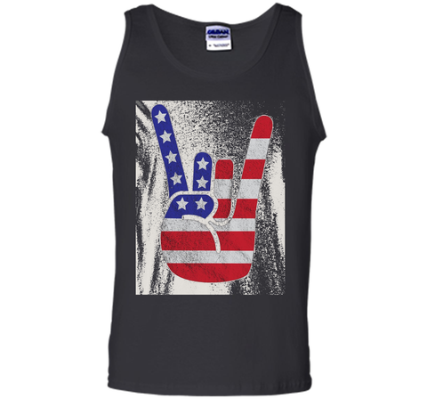 Premium Vintage American Flag Big Rock Sign America Shirt