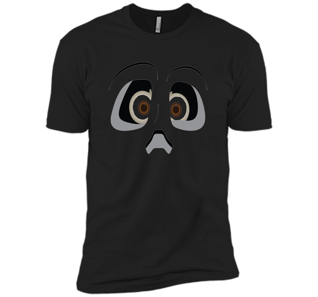 Halloween Ghost Face Funny T-Shirt Next Level Premium Short Sleeve Tee