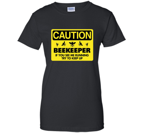 Beekeeper T-Shirt Beekeeping Shirt If You See Me Running Tee