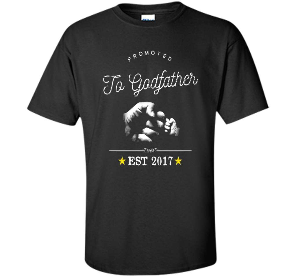 Promoted to Godfather TShirt New To Be Expecting Top Retro
