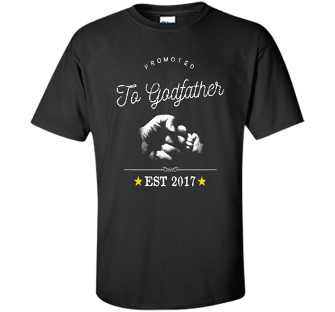 Promoted to Godfather TShirt New To Be Expecting Top Retro