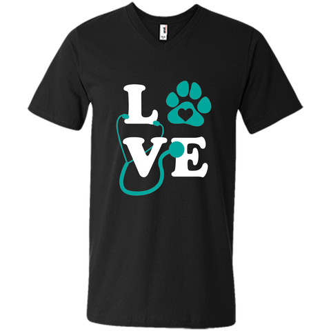 love veterinary medicine shirt cute letters pawprint gift