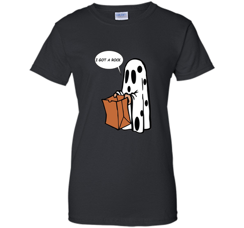 Halloween I Got A Rock Ghost T-Shirt Ladies Custom