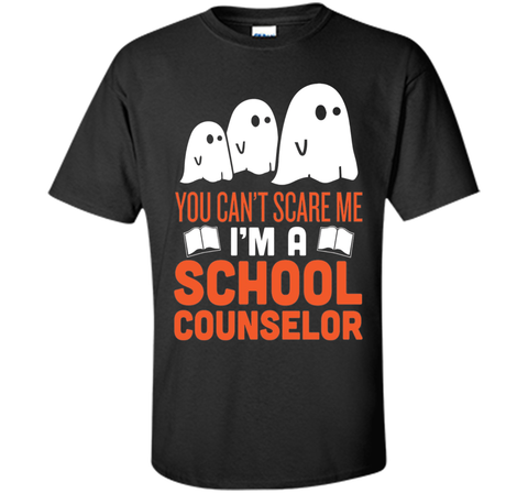 School Counselor - Halloween Ghost T-Shirt Custom Ultra Cotton