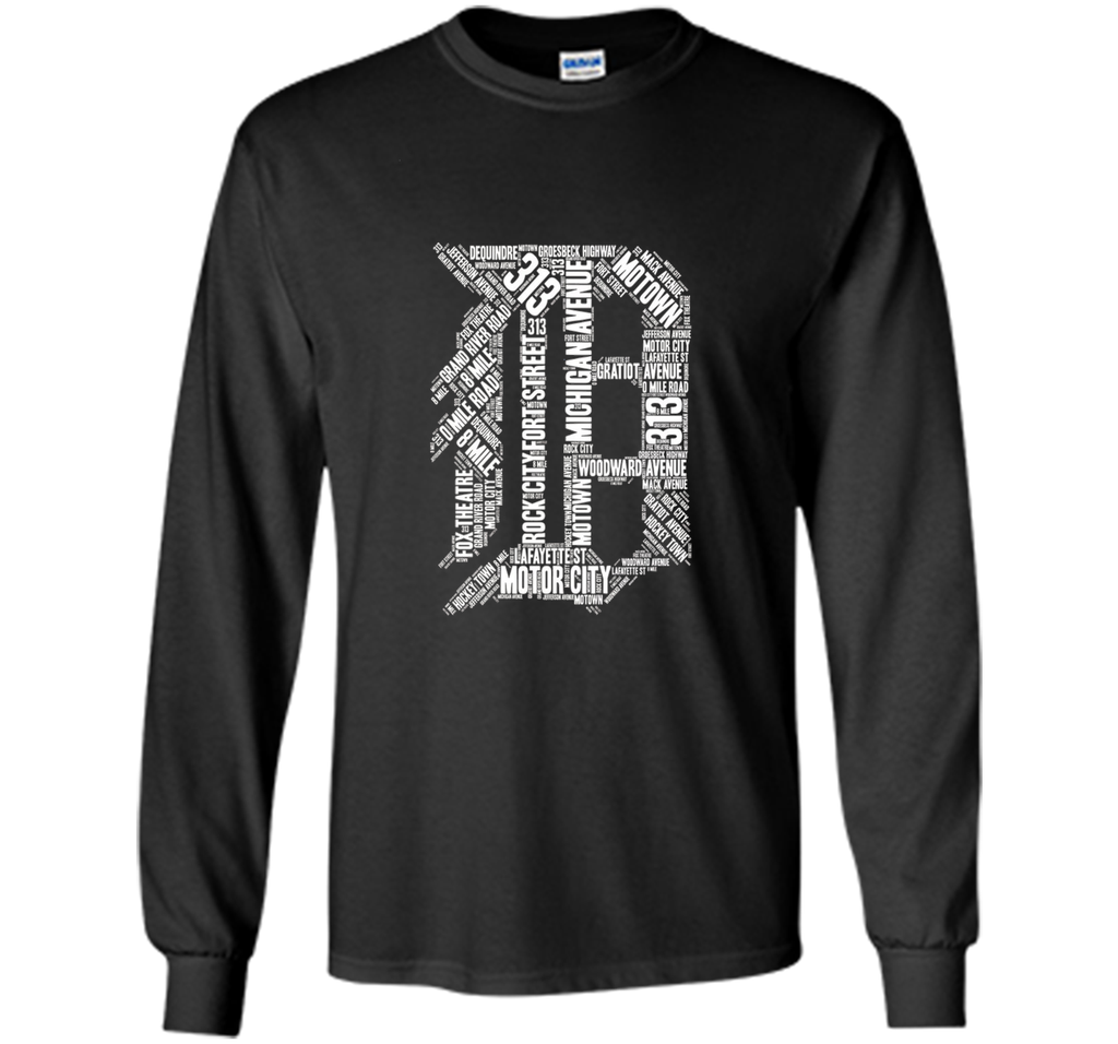 Detroit T Shirt Graphic D
