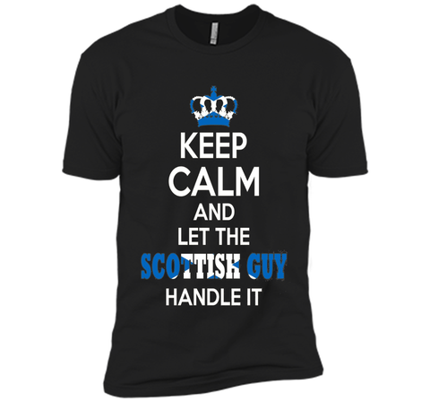 Cool Shirts For Men/Boys. Keep Calm Scottish Guy. Great Gift