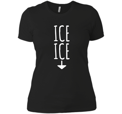 Ice Twice Pregnancy Announcement Funny T-Shirt
