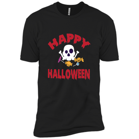 happy halloween, we are friendly friends Next Level Premium Short Sleeve Tee