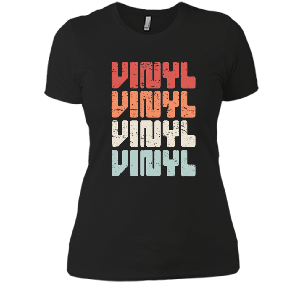 Retro Distressed VINYL Record T-Shirt