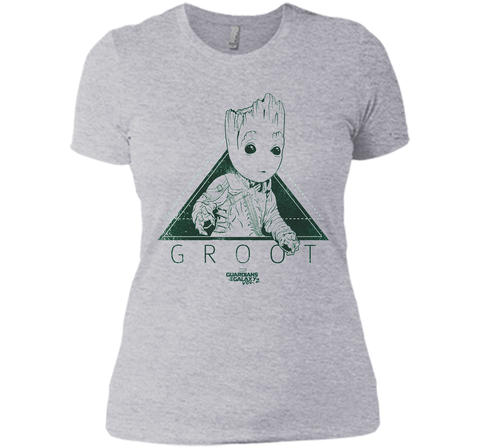 Marvel Groot Guardians of Galaxy 2 Triangle Graphic T-Shirt