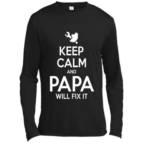 Men's Funny T-Shirt For Grandpa. Keep Calm And Papa Will Fix It