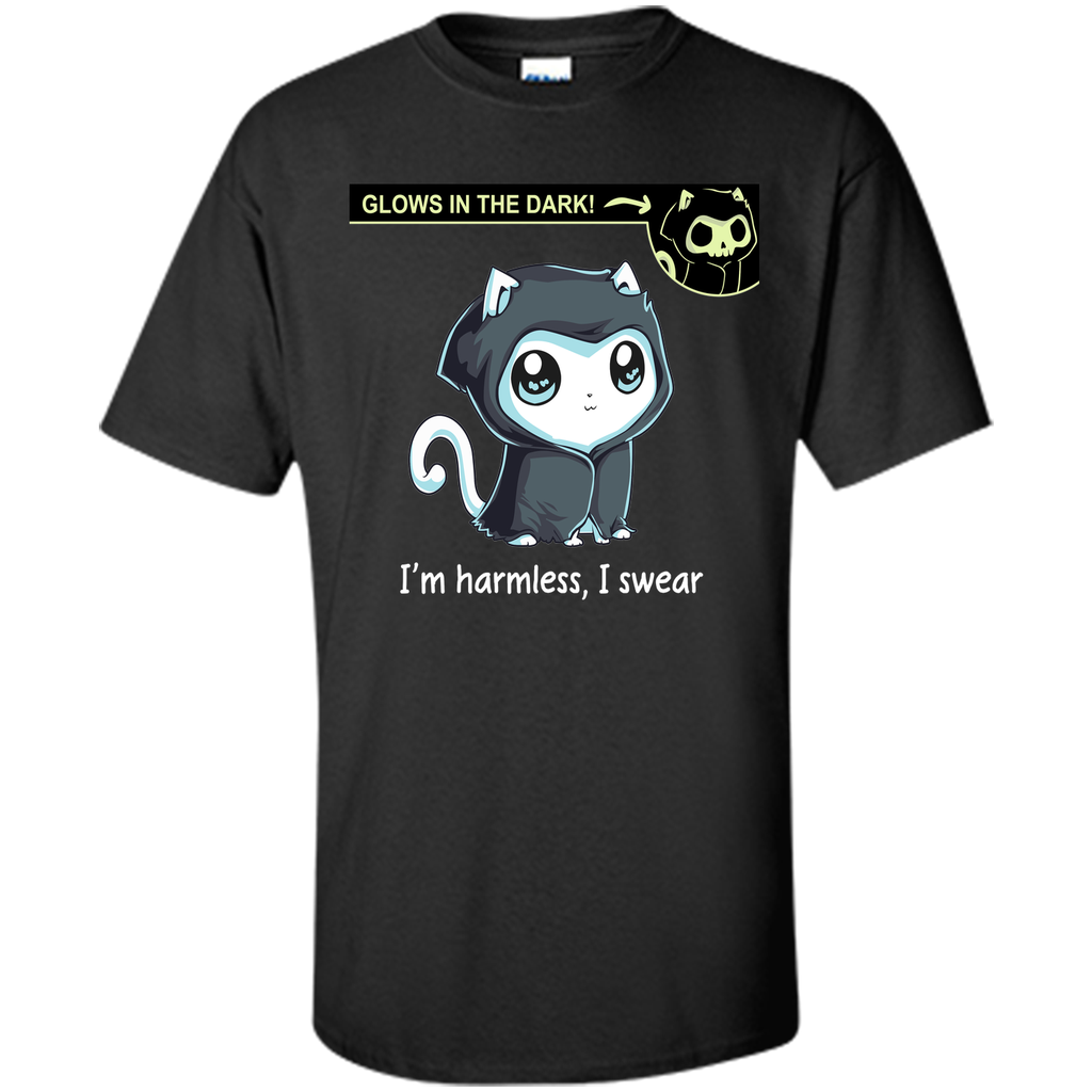 grim kitty, i'm harmless, i wear-lovely cat-lovely animal t shirt