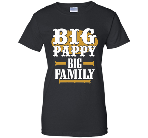 Mens Big Pappy Big Family Father's Day T shirt Gift