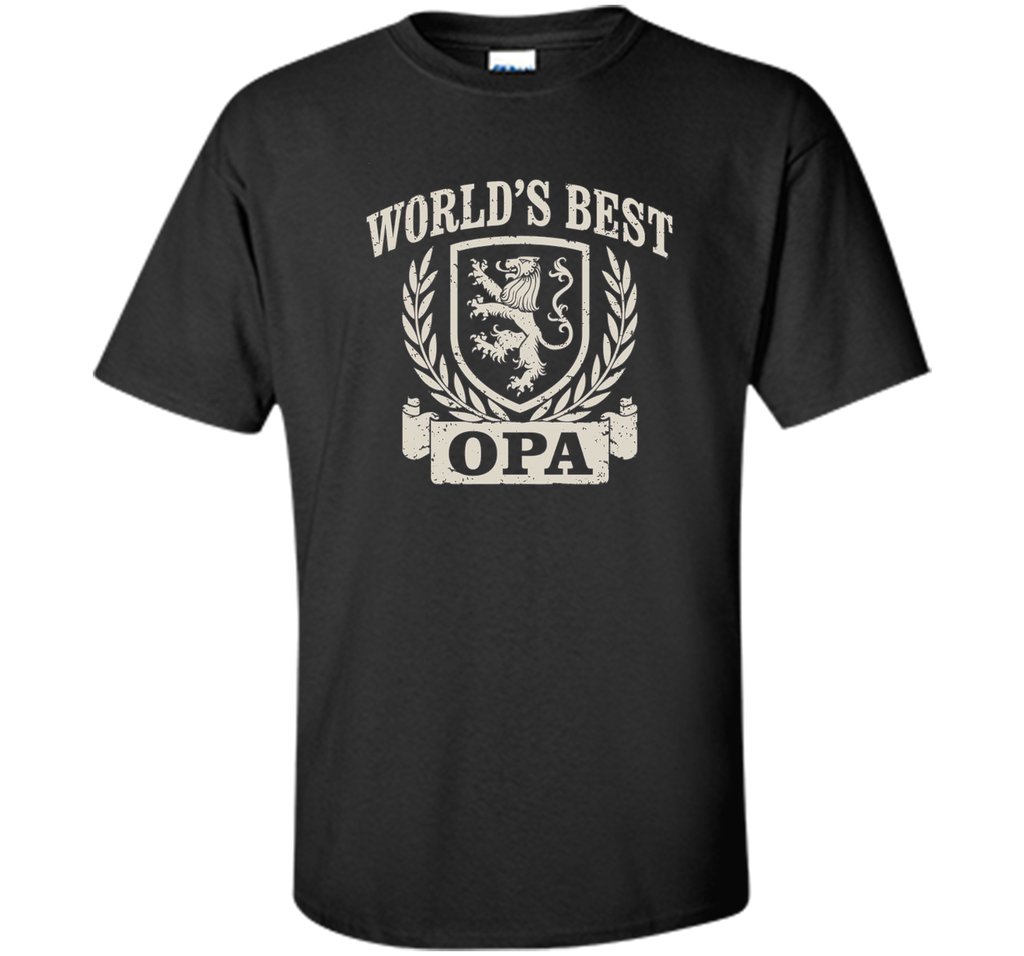 Men's Vintage Crest World's Best Opa T-Shirt