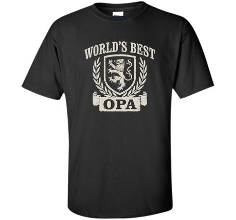 Men's Vintage Crest World's Best Opa T-Shirt