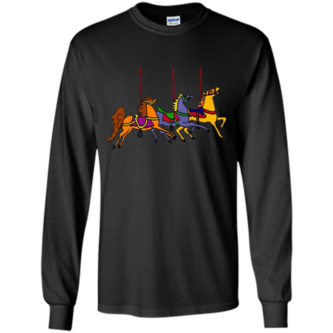 Smiletodaytees Fun Carousel Horses Art T-shirt
