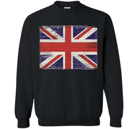 Union Jack T-shirt Vintage UK Flag Tee British Retro Flag