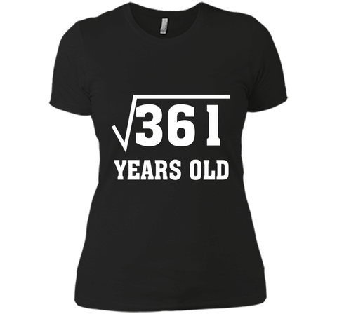 Square Root Of 361 Funny 19 Years Old T-Shirt 19th Birthday