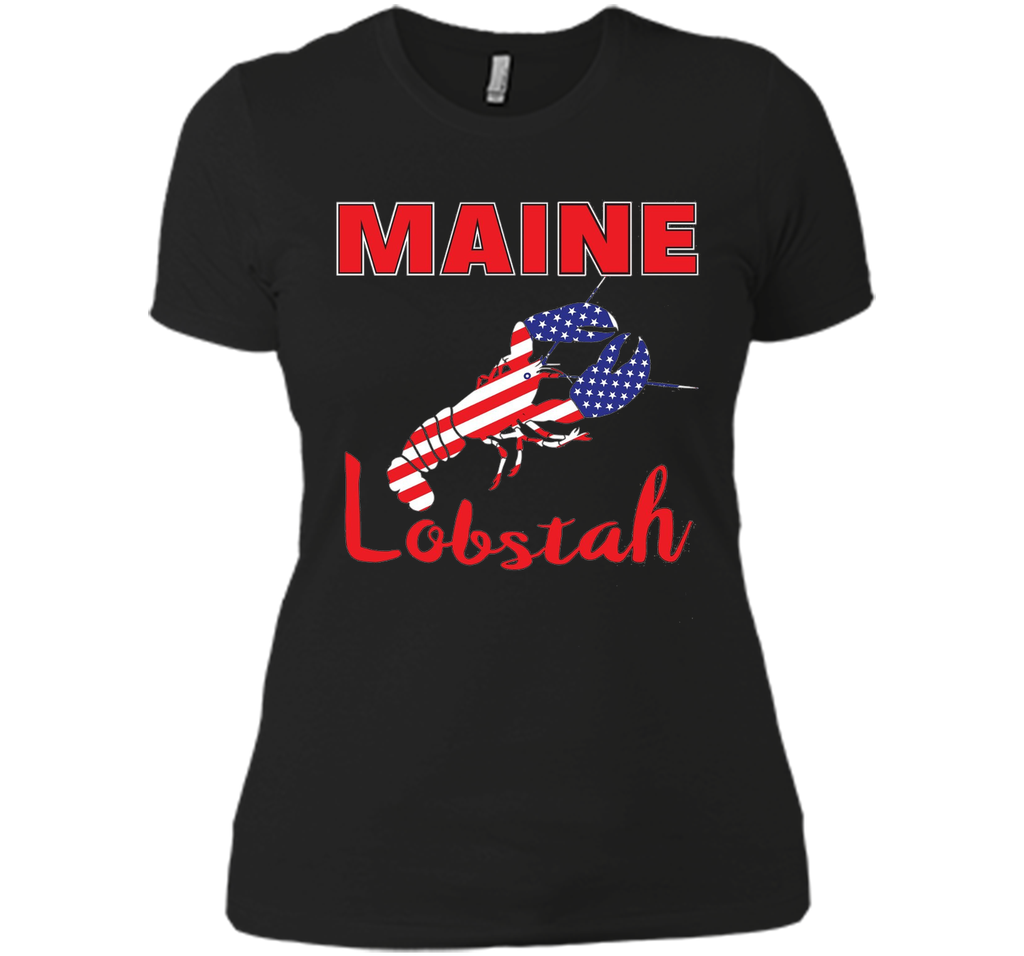 Maine American Lobstah, Lobster 4th of July Tshirt