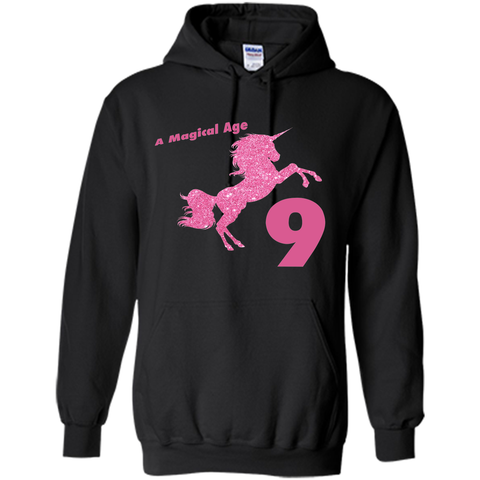 Kids 9th Birthday Unicorn Gift T-Shirt for 9 Year Old Girls
