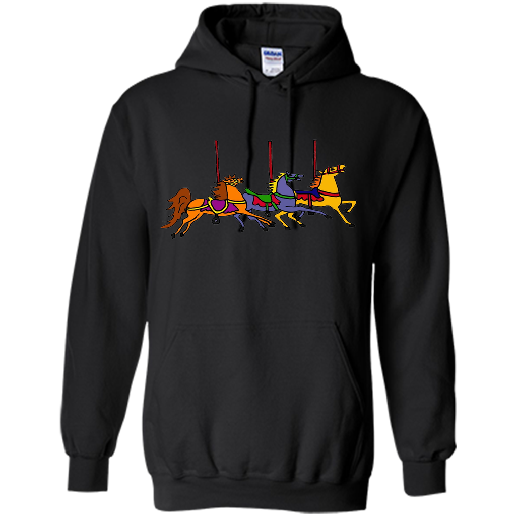 Smiletodaytees Fun Carousel Horses Art T-shirt