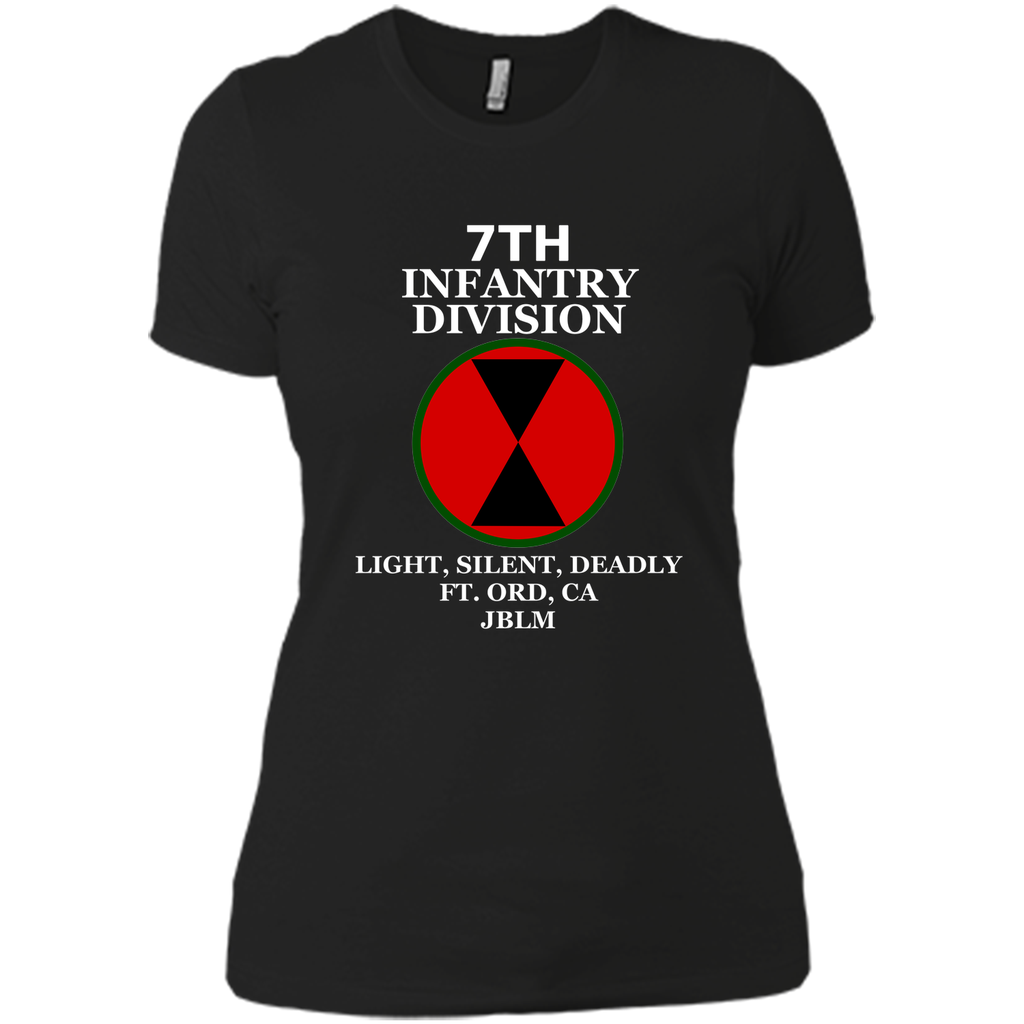 7th Infantry Division - Light, Silent, Deadly Army T-Shirt