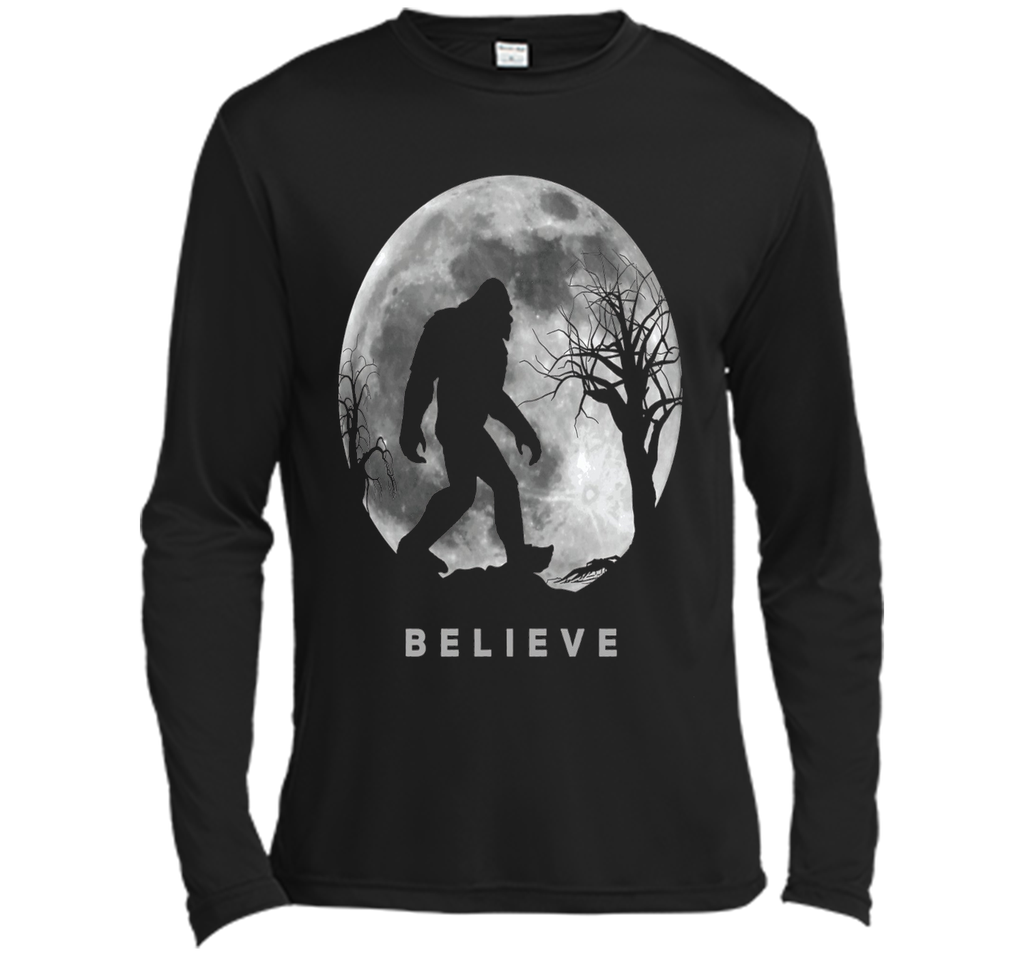 Bigfoot T-shirt Bigfoot Sasquatch Full moon Yeti Funny Shirt