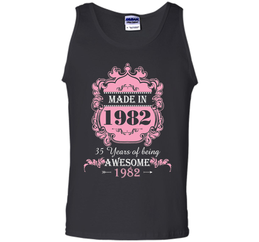 Made In 1982 T Shirt- 35 Years Old 35th Birthday Gift