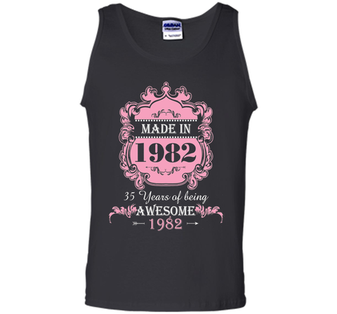 Made In 1982 T Shirt- 35 Years Old 35th Birthday Gift