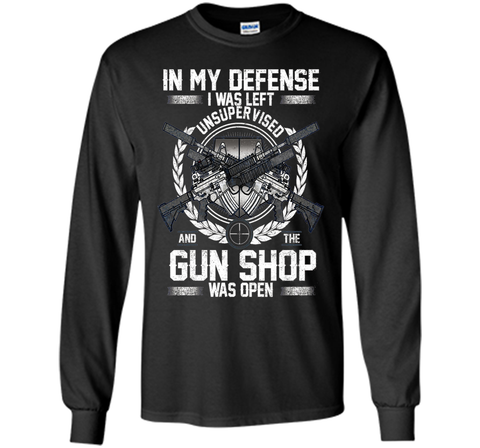 My Defense T-shirt I Was Left Unsupervised