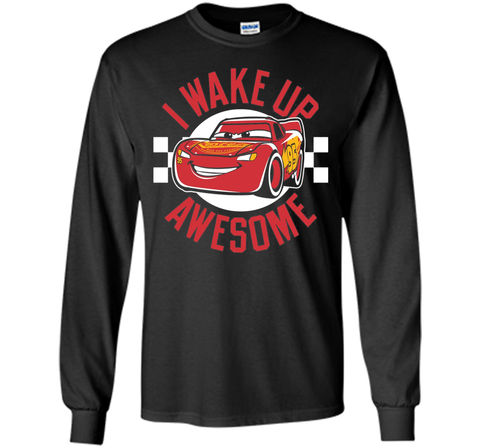 Disney Pixar Cars 3 McQueen Wake Up Awesome Graphic T-Shirt
