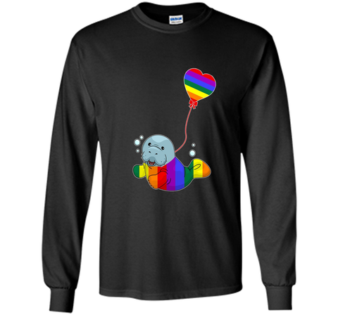 Manatee LGBTQ 2017 Rainbow Gay Lesbian Pride Tshirt