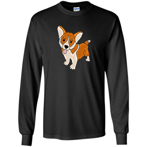 funny cool welsh corgi puppy dog art T-Shirt