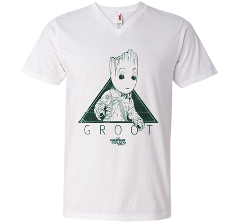 Marvel Groot Guardians of Galaxy 2 Triangle Graphic T-Shirt