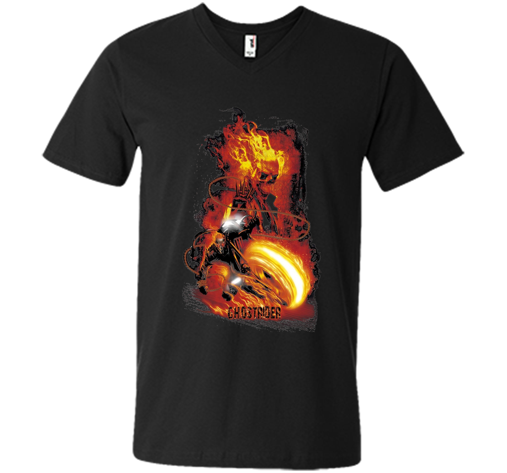Marvel Ghost Rider Fire Fury Graphic T-Shirt Adult HORROR t-shirt