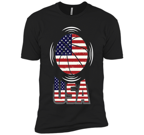 Basketball T Shirt with USA Flag Awesome T Shirt