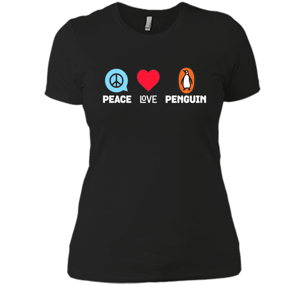 Peace Love Penguins Tee - Funny Penguin Animal Lover T-Shirt