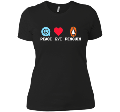 Peace Love Penguins Tee - Funny Penguin Animal Lover T-Shirt
