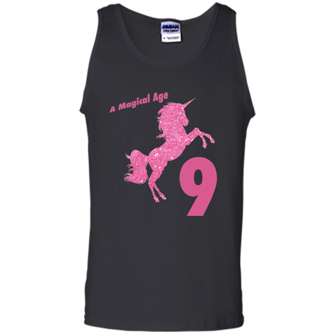 Kids 9th Birthday Unicorn Gift T-Shirt for 9 Year Old Girls
