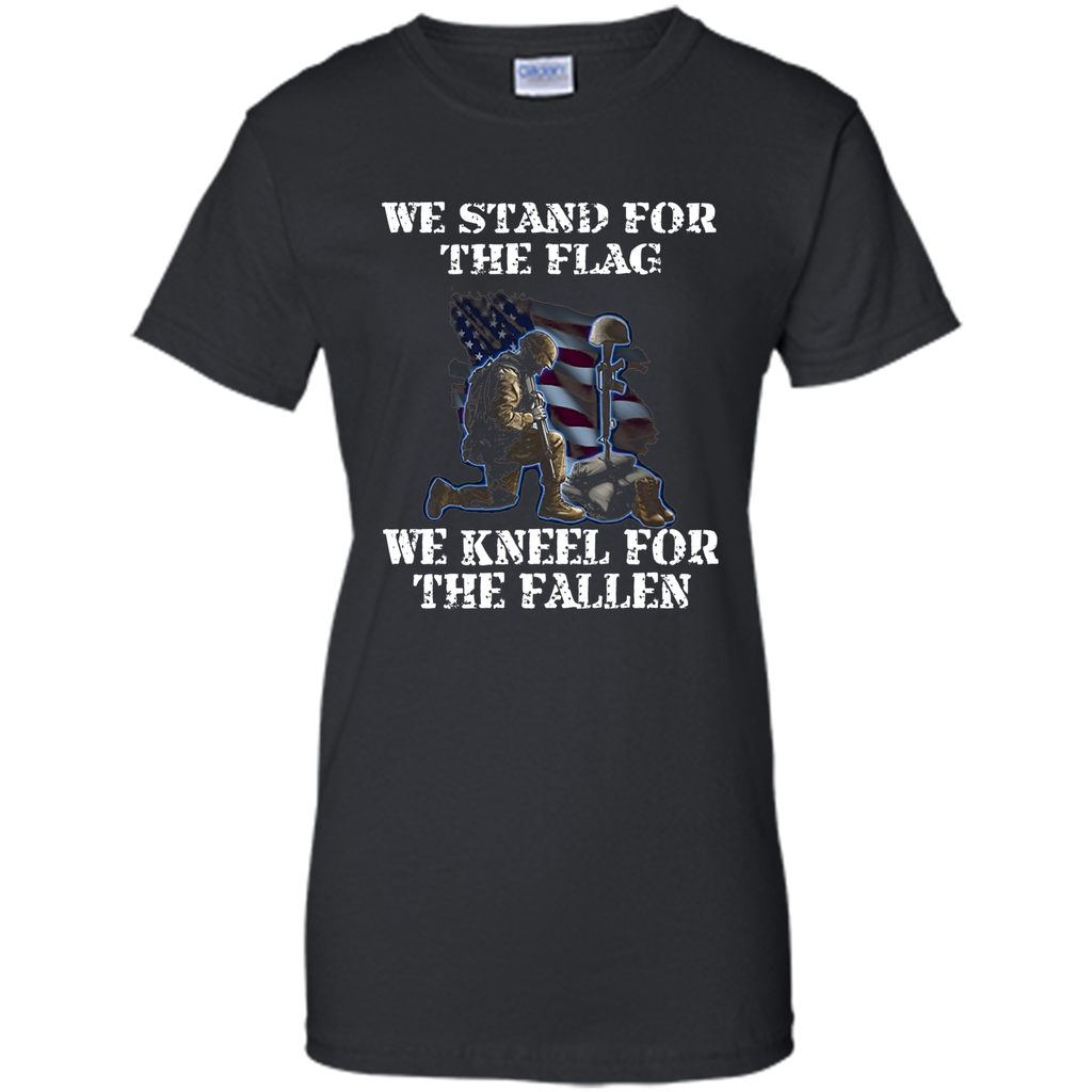 We Stand For The Flag We Kneel For The Fallen T-Shirt
